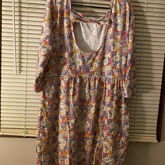 Plus Size Forever21+ Floral Skater Dress - Picture 2 of 3